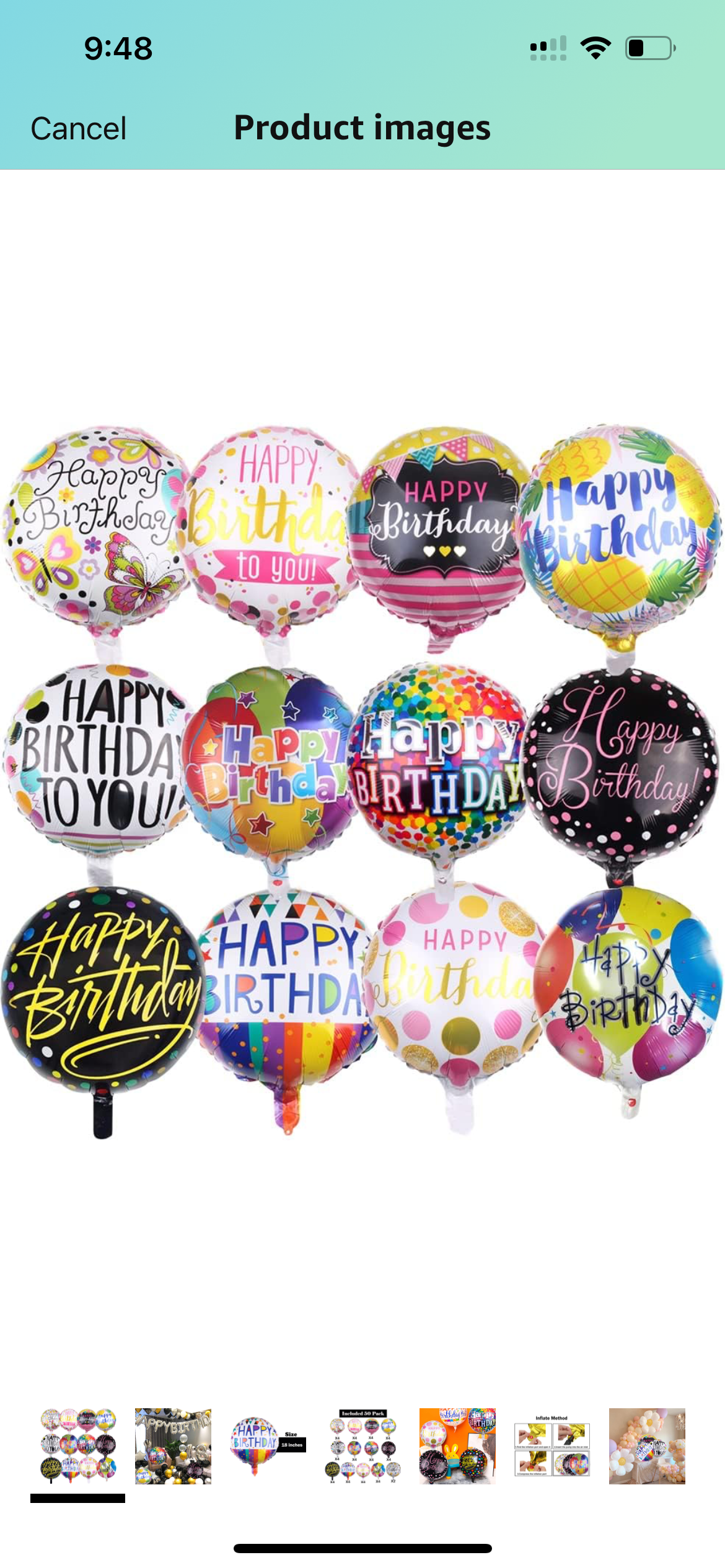 Happy Birthday Balloons